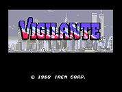 Vigilante title screen